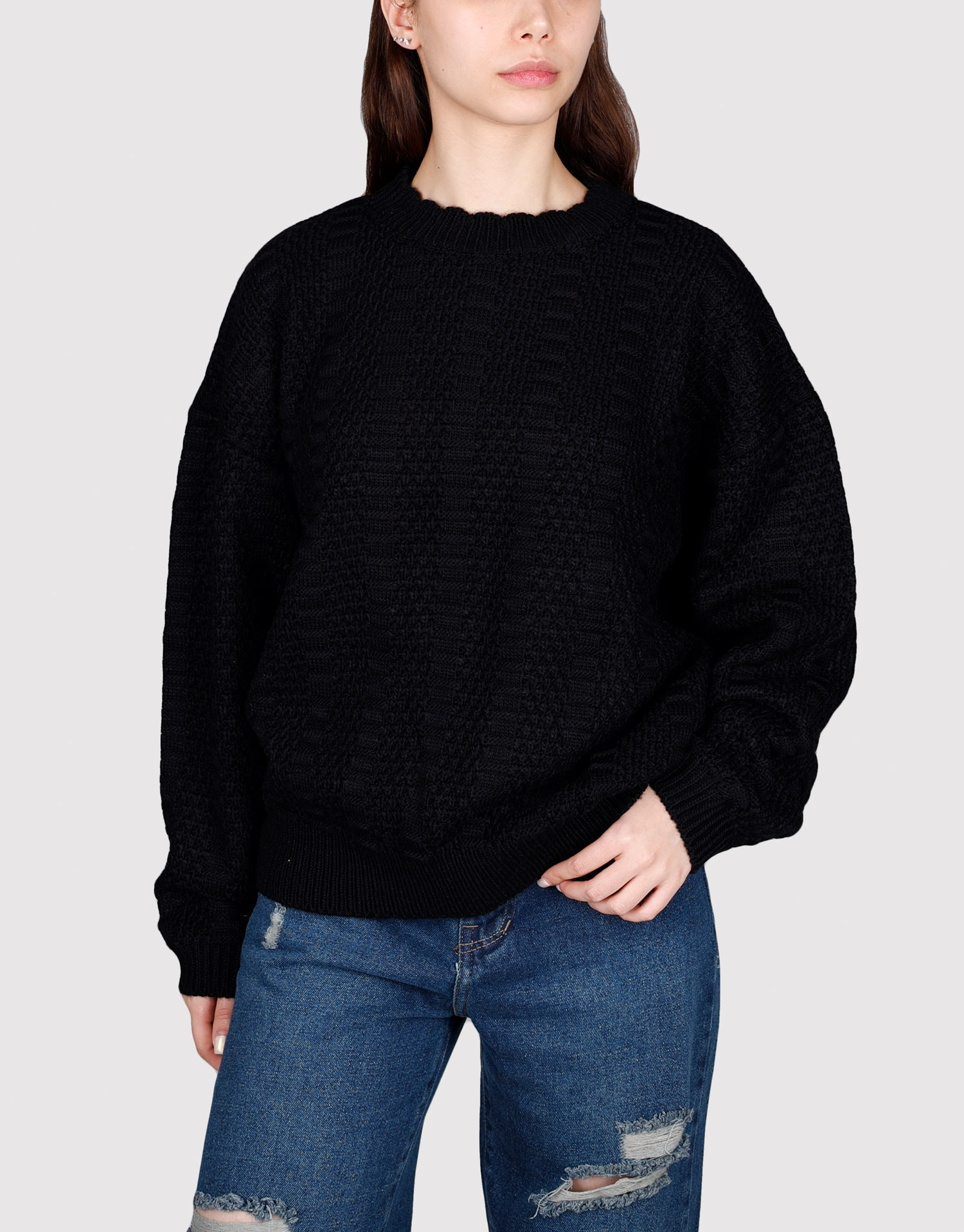 بلوز کنگره ای مشکی