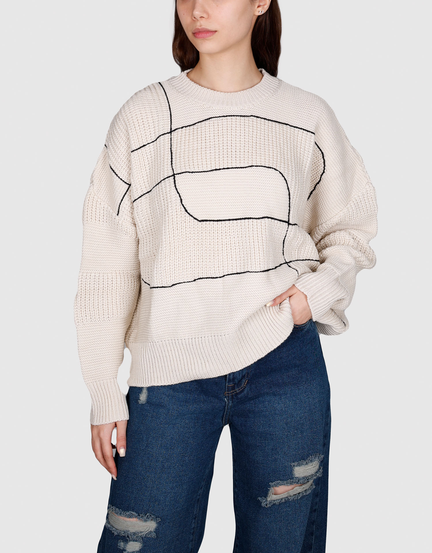 بلوز دوخت از رو شیری