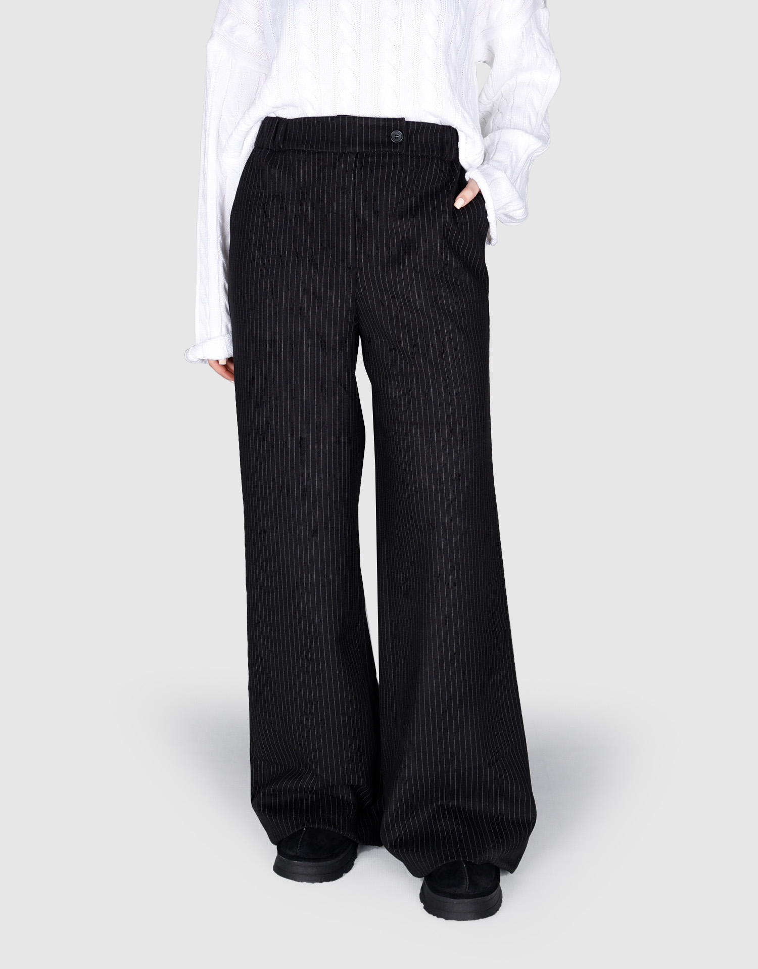 شلوار دیپلمات پشمی مشکی