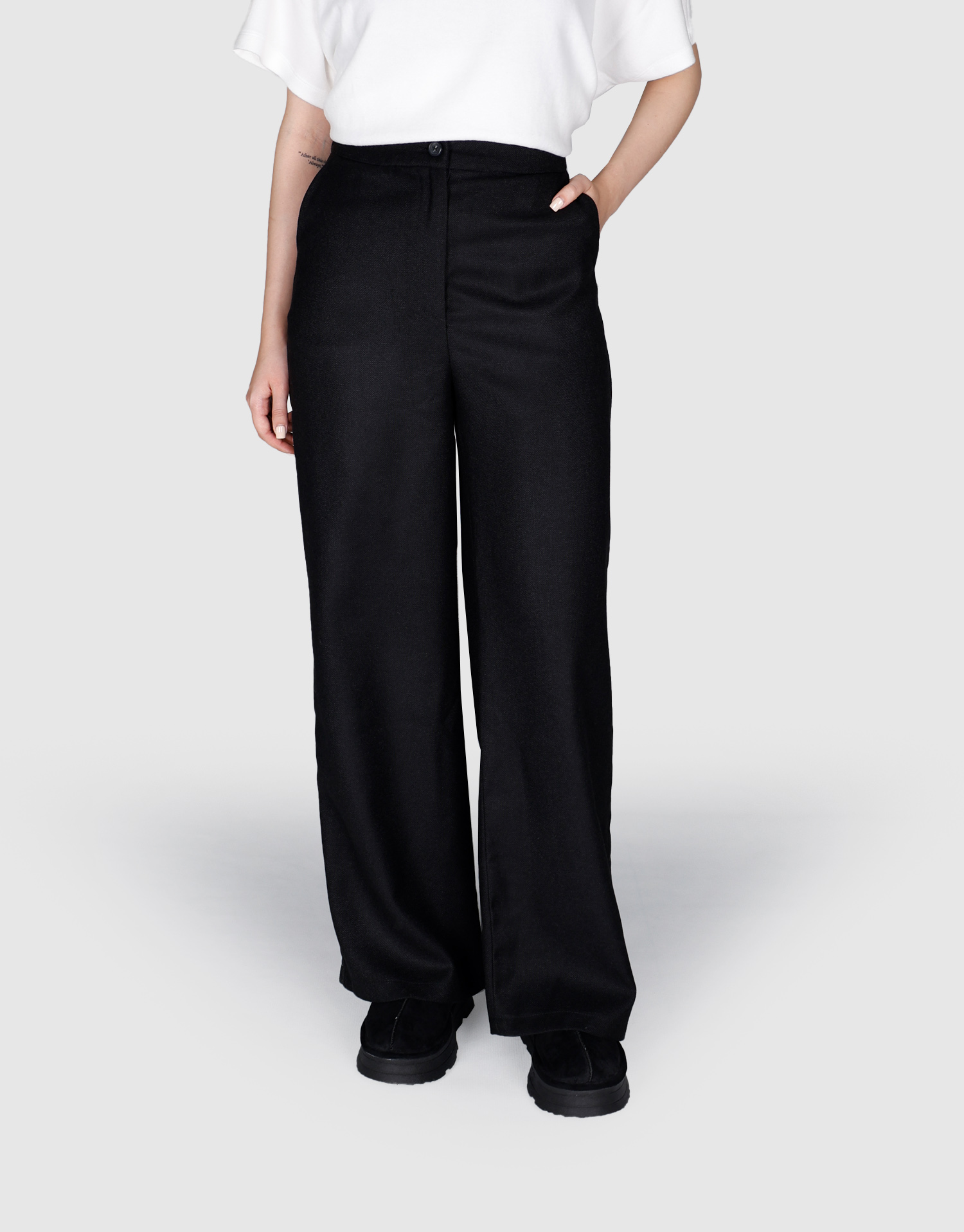 شلوار برش هفتی هشتی مشکی