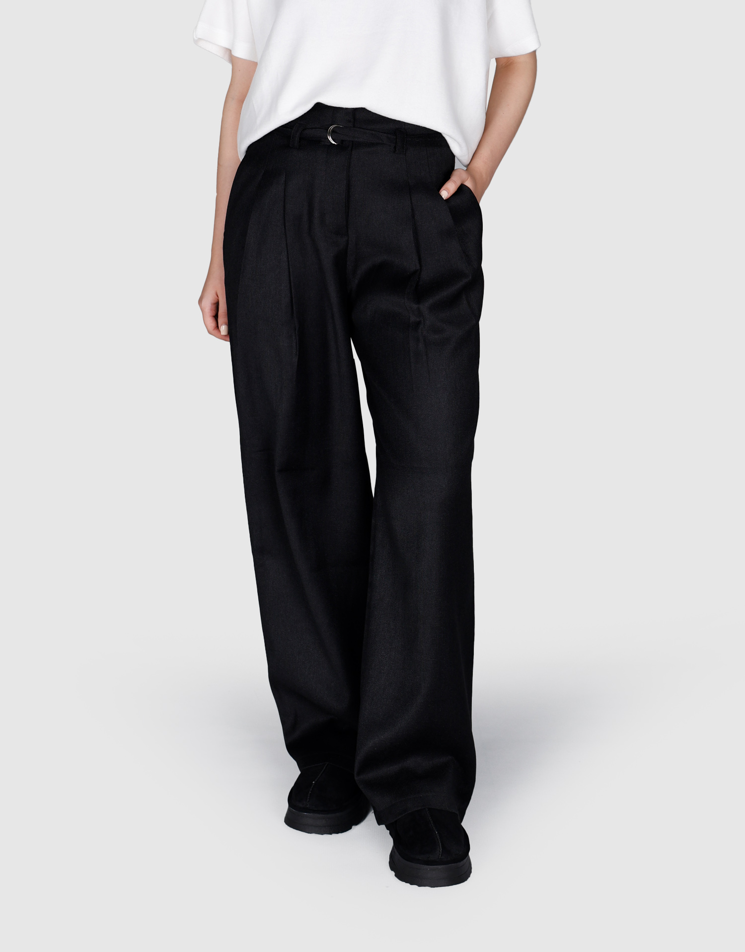 شلوار دو پیلی مشکی