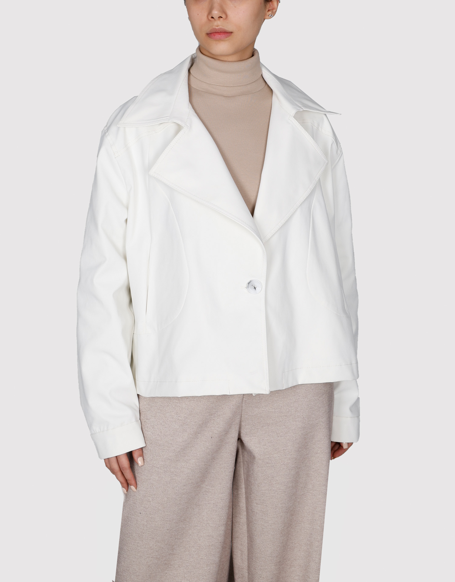 بارانی بغل تیکه شیری