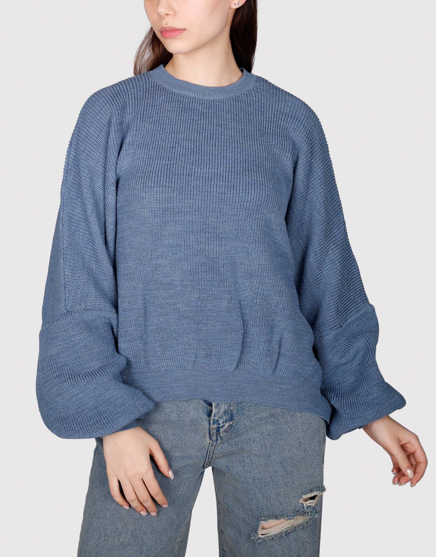 بلوز آستین بلند کیمونو