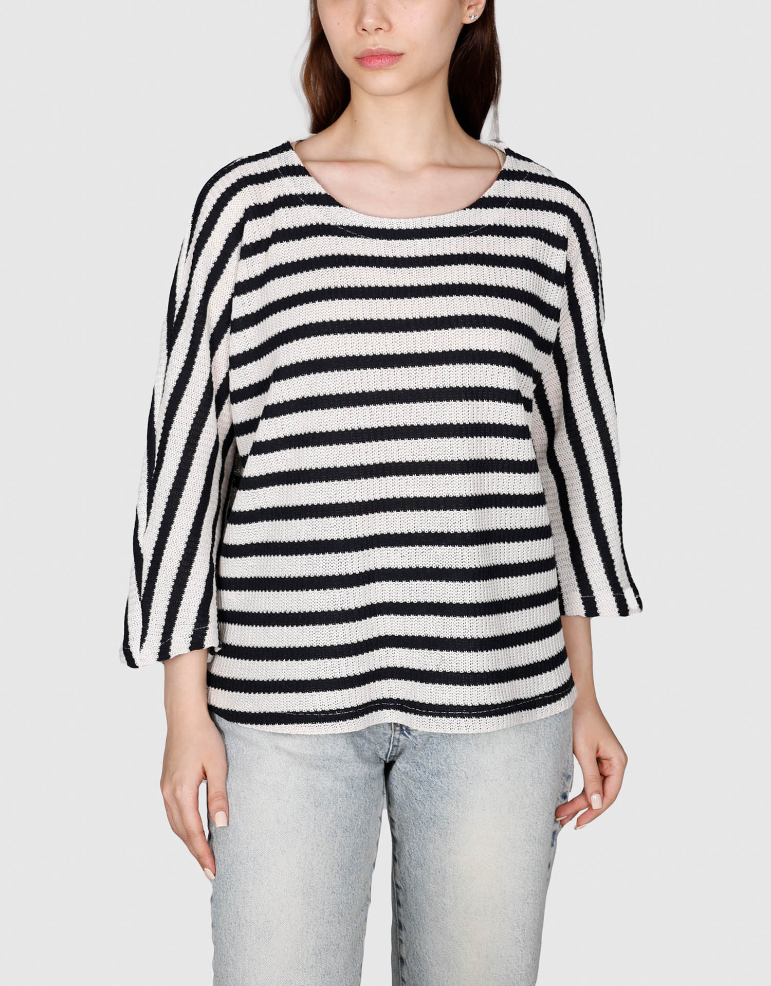 تونیک کیمونو کرم مشکی