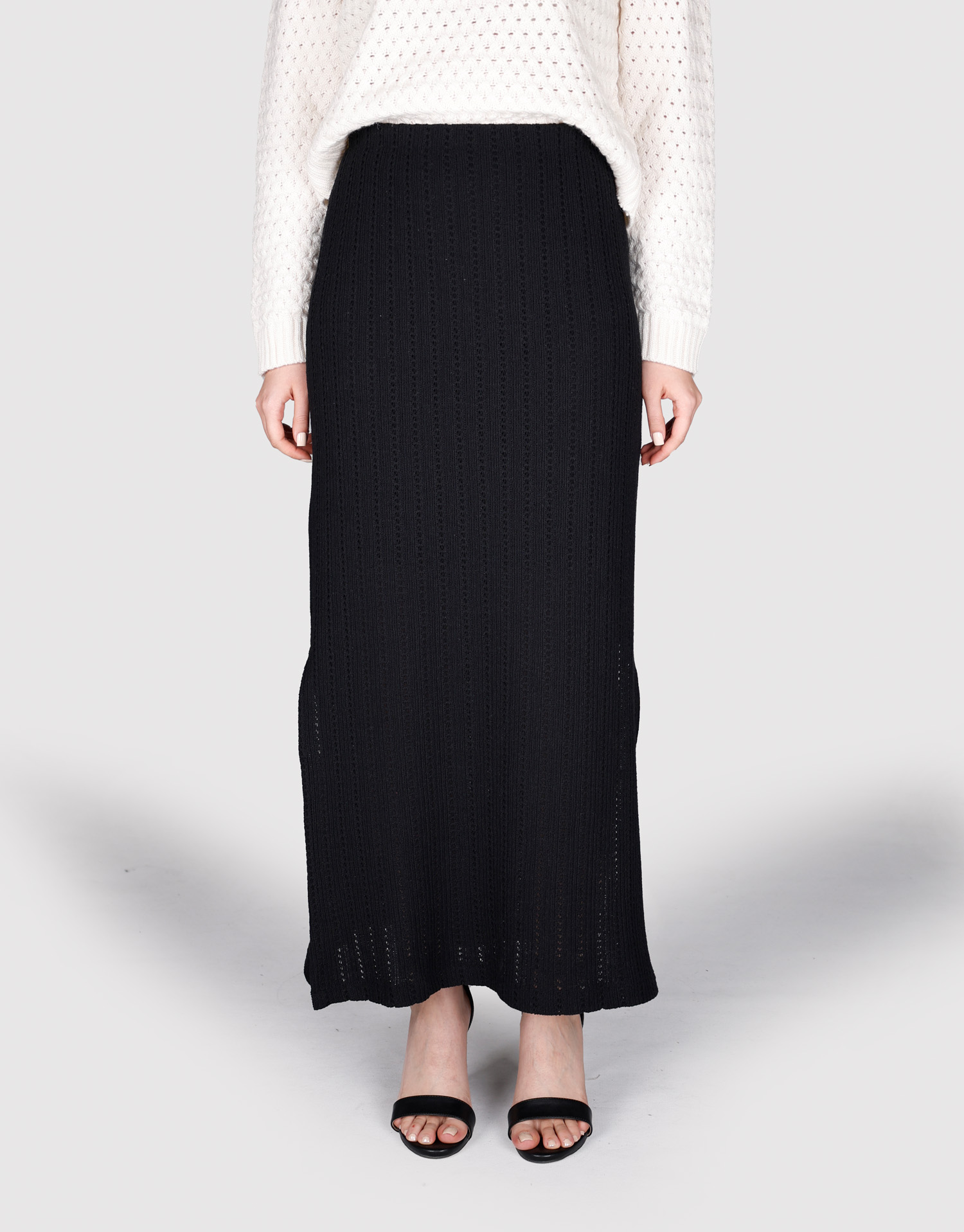 دامن بغل چاکدار مشکی