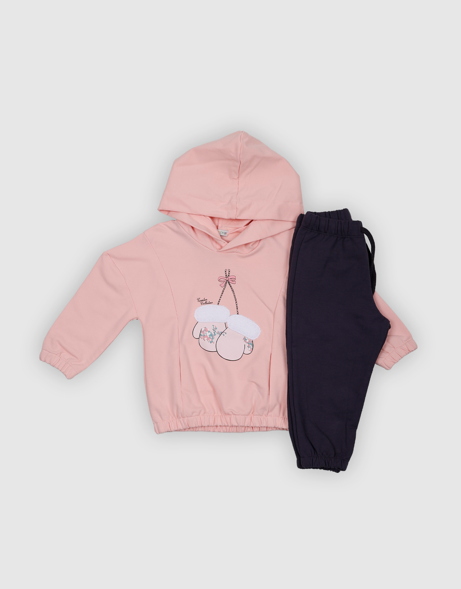 هودی و شلوار چاپ دستکش 7-2 سال