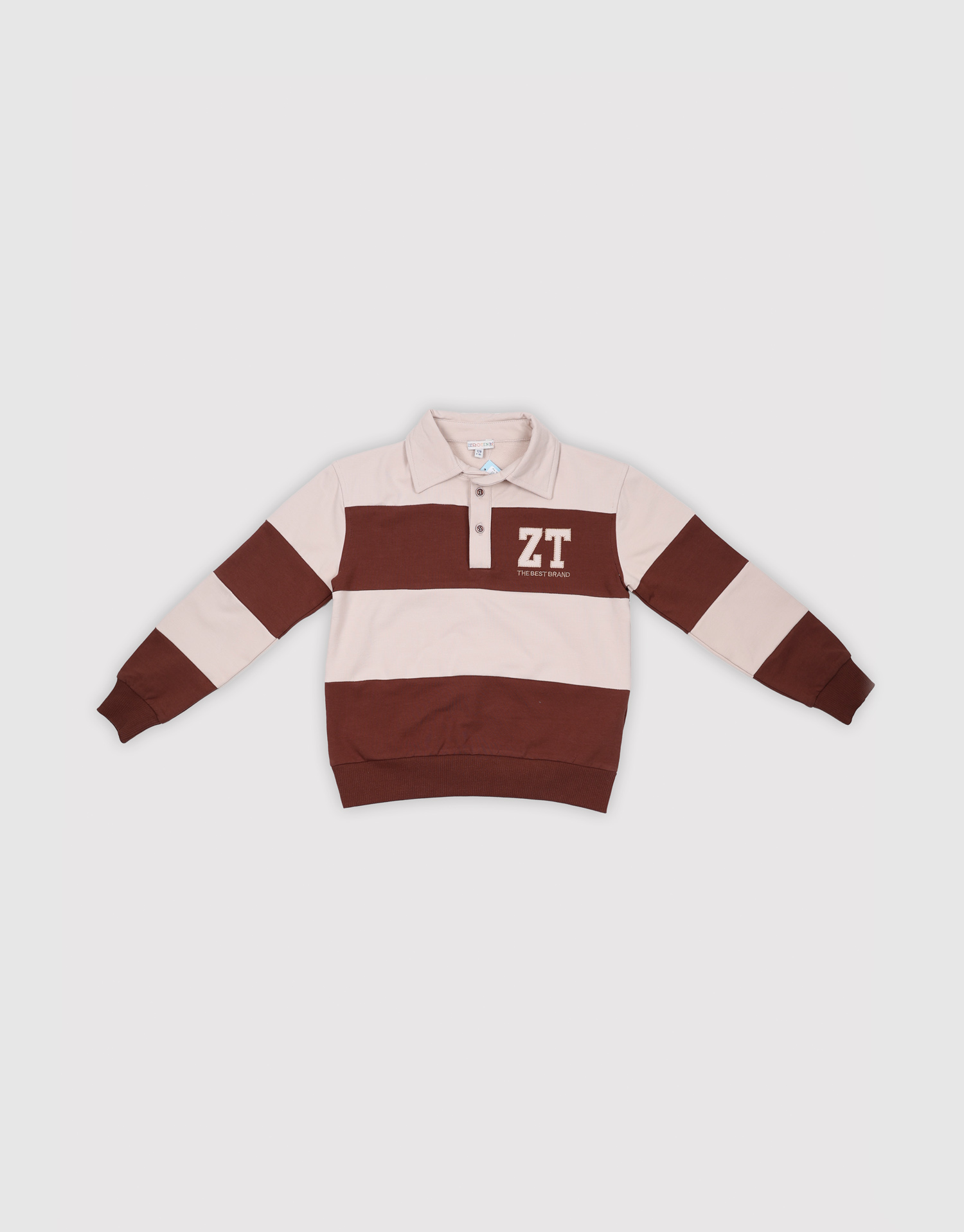 بلوز برش دو رنگ 13-8 سال