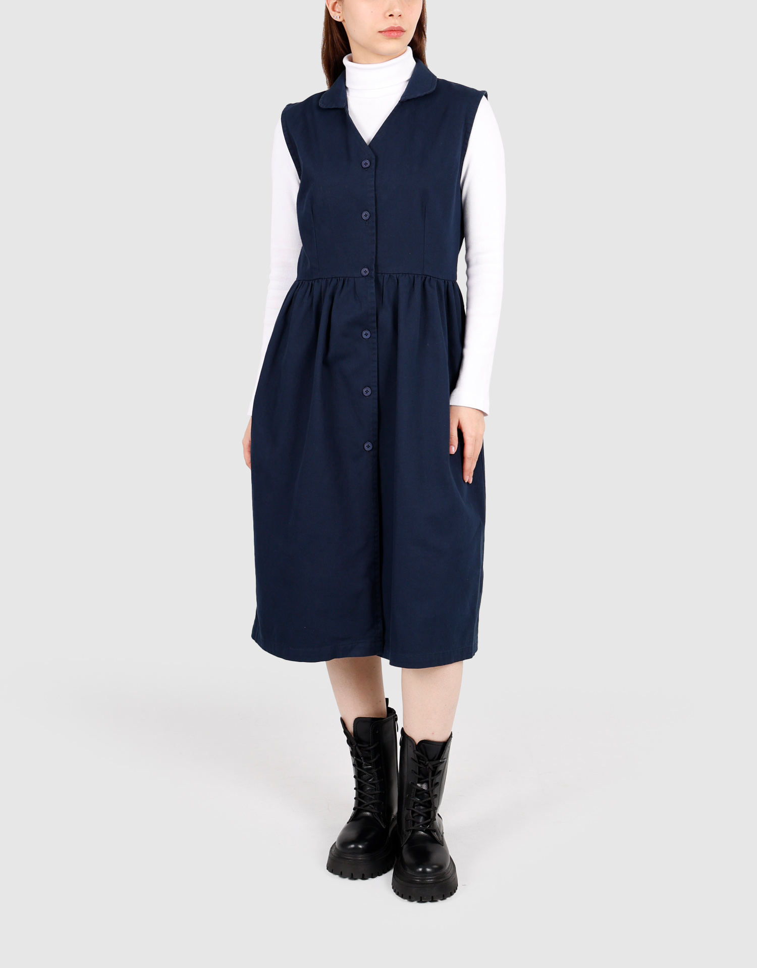 سارافون یقه دار