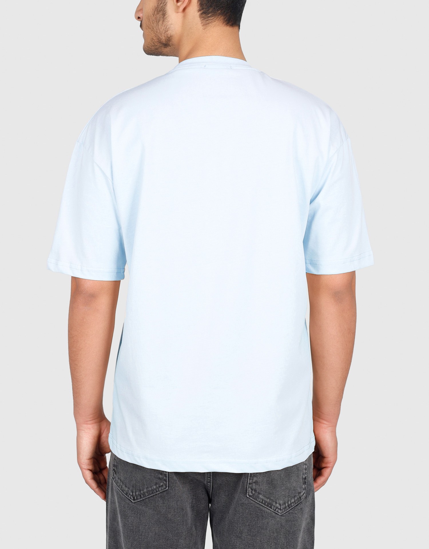 تیشرت آستین کوتاه استایل آزاد چاپی