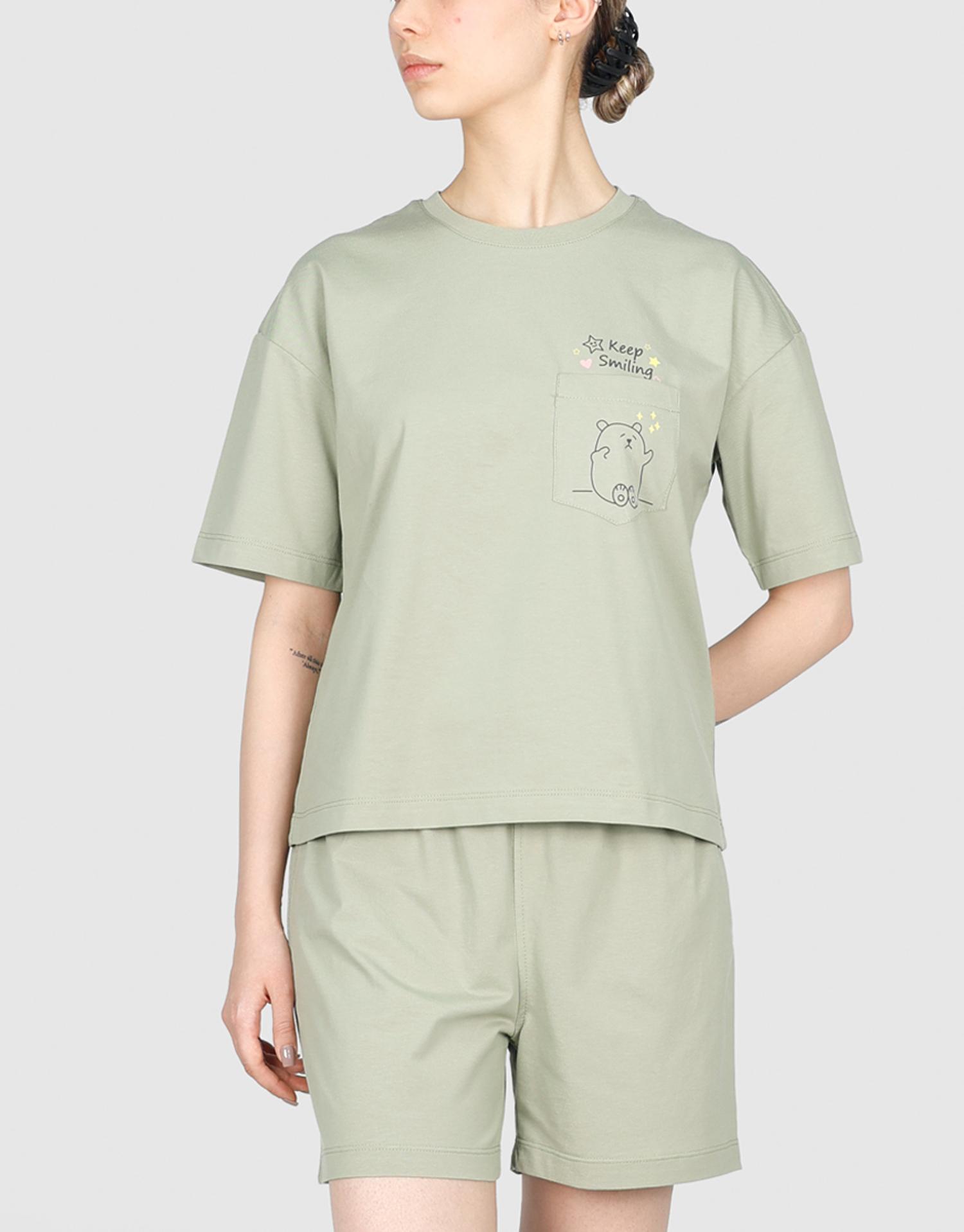 تیشرت و شلوارک چاپی