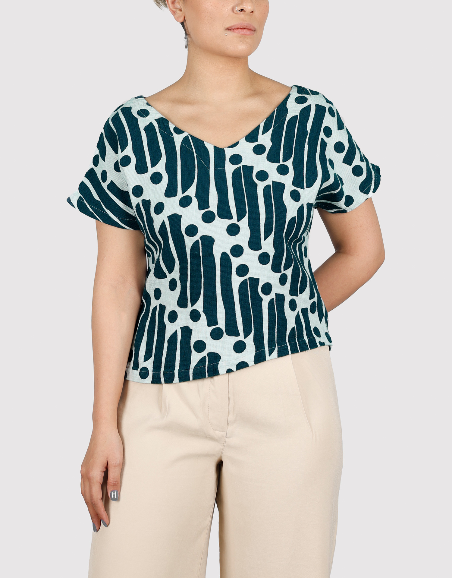 بلوز کنار چاک دار