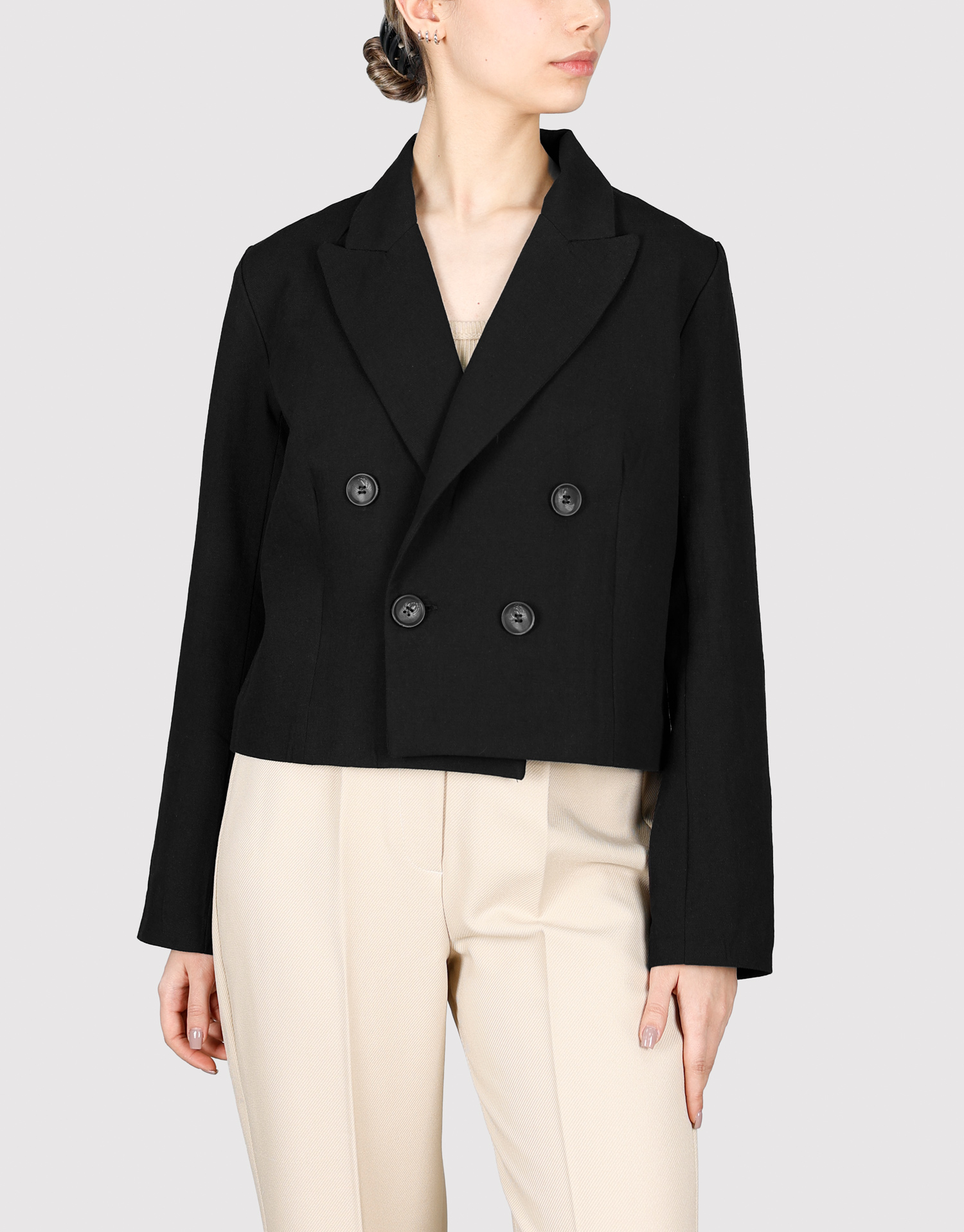 کت کراپ چهار دکمه