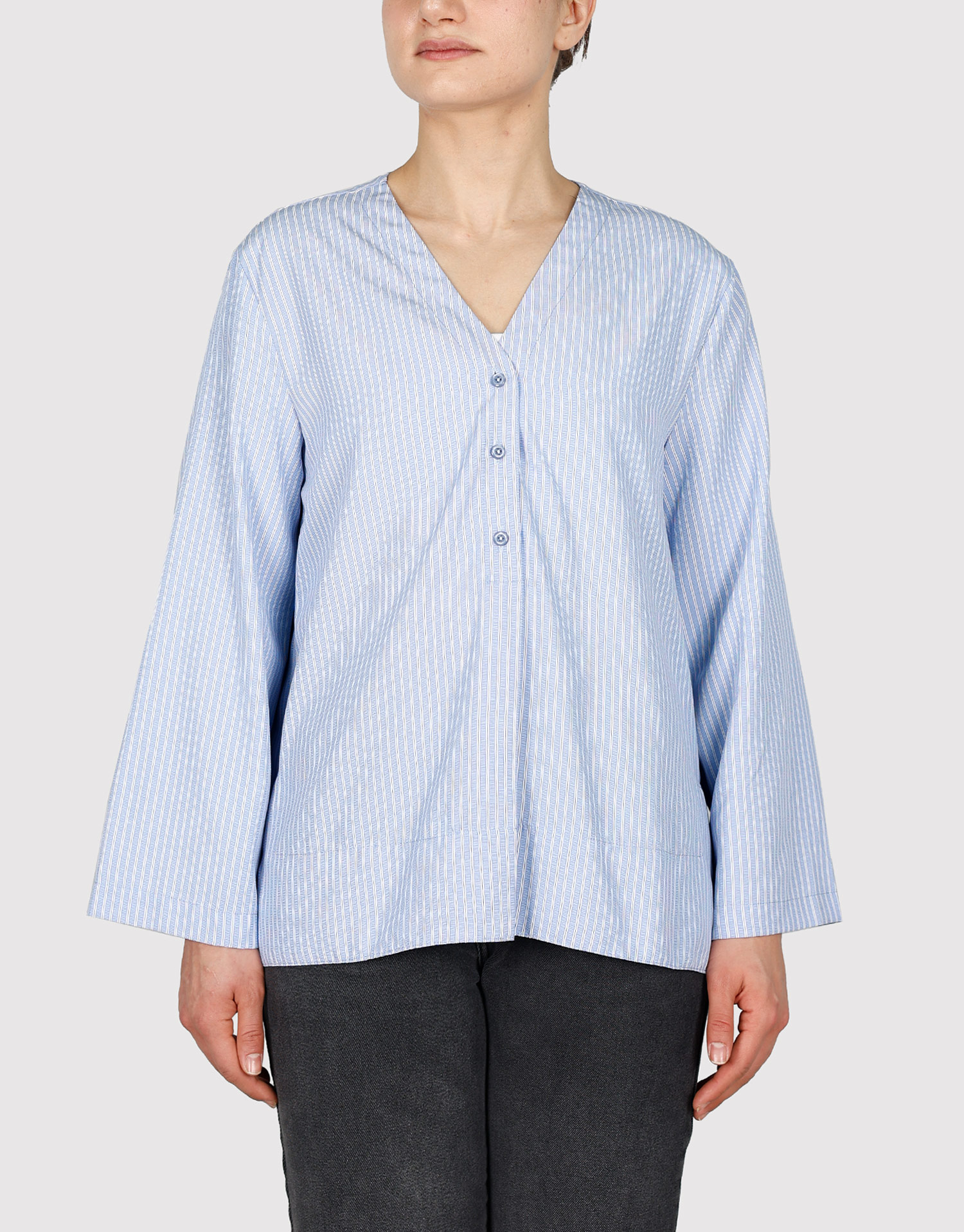 شومیز پشت پیلی راه راه