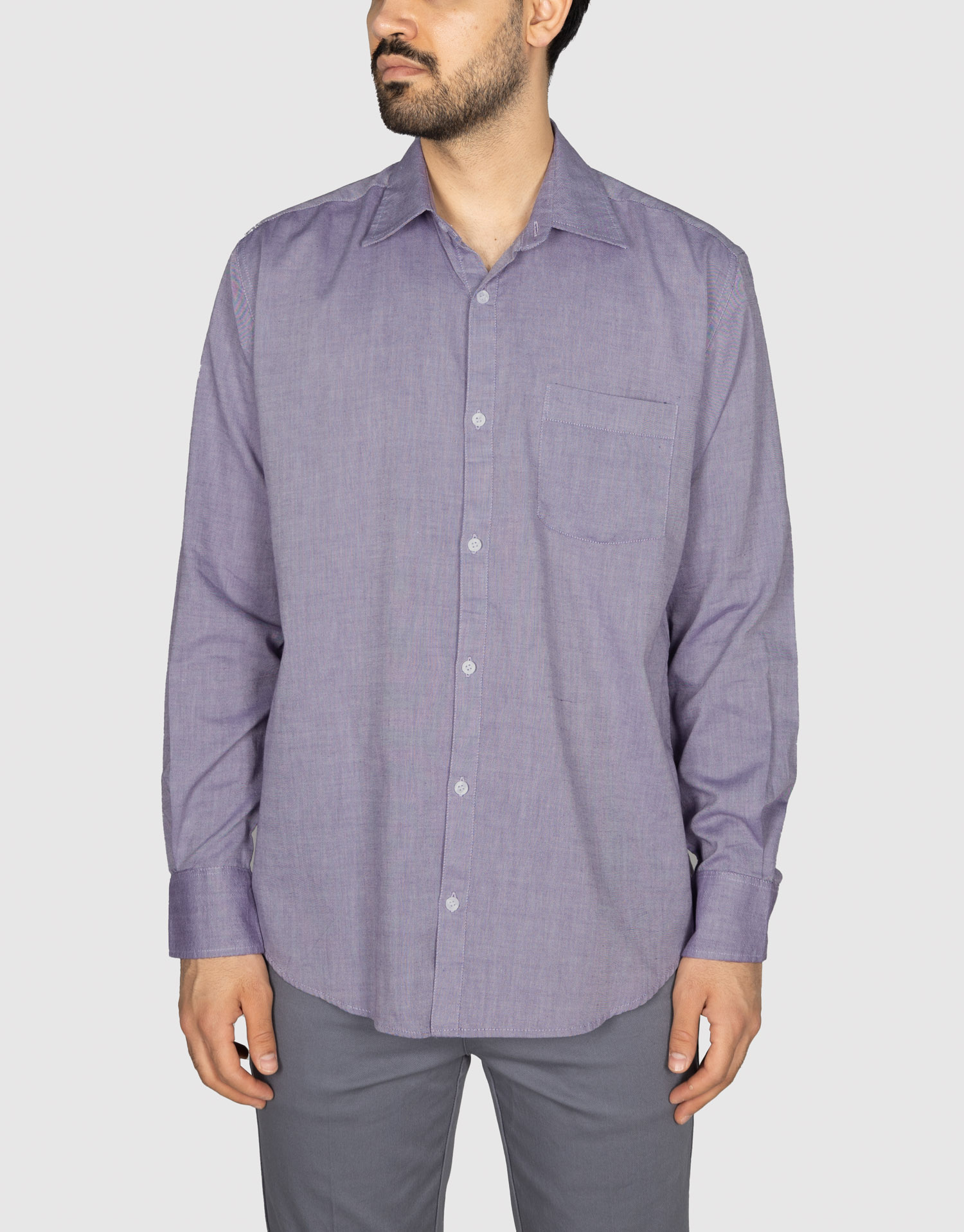 پیراهن آستین بلند ساده