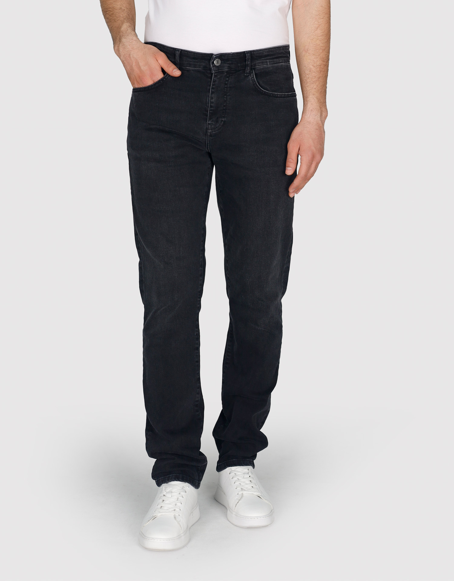 شلوار با رادو طوسی تیره