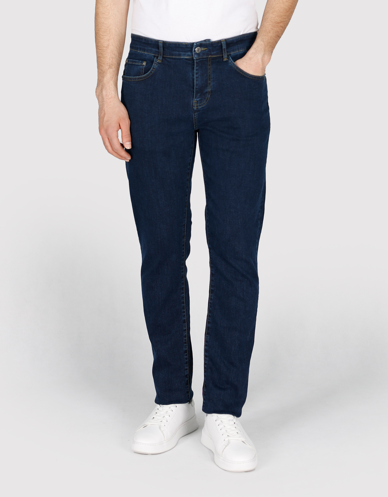 شلوار بدون رادو آبی تیره