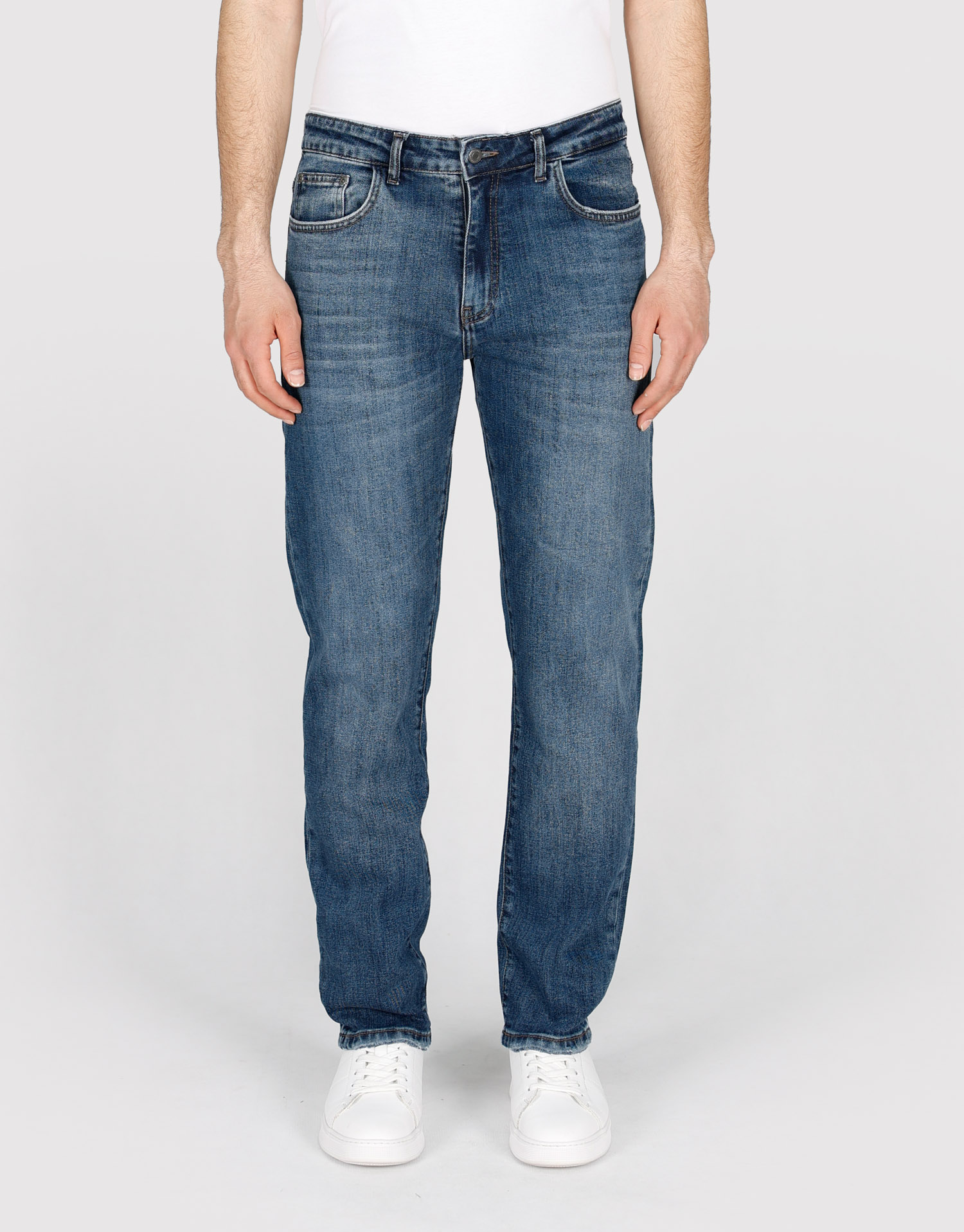 شلوار اسکینی آبی