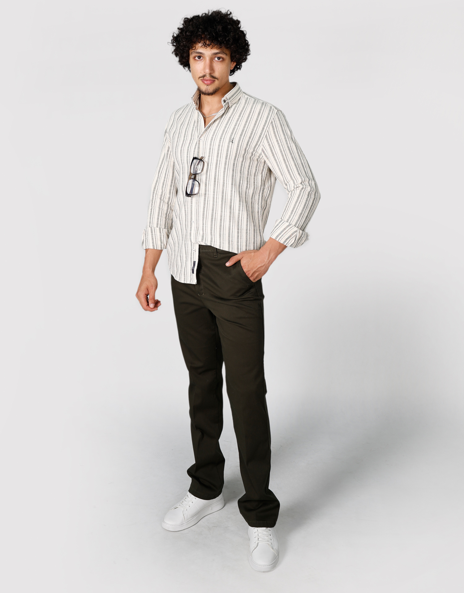 پیراهن کنفی سبز