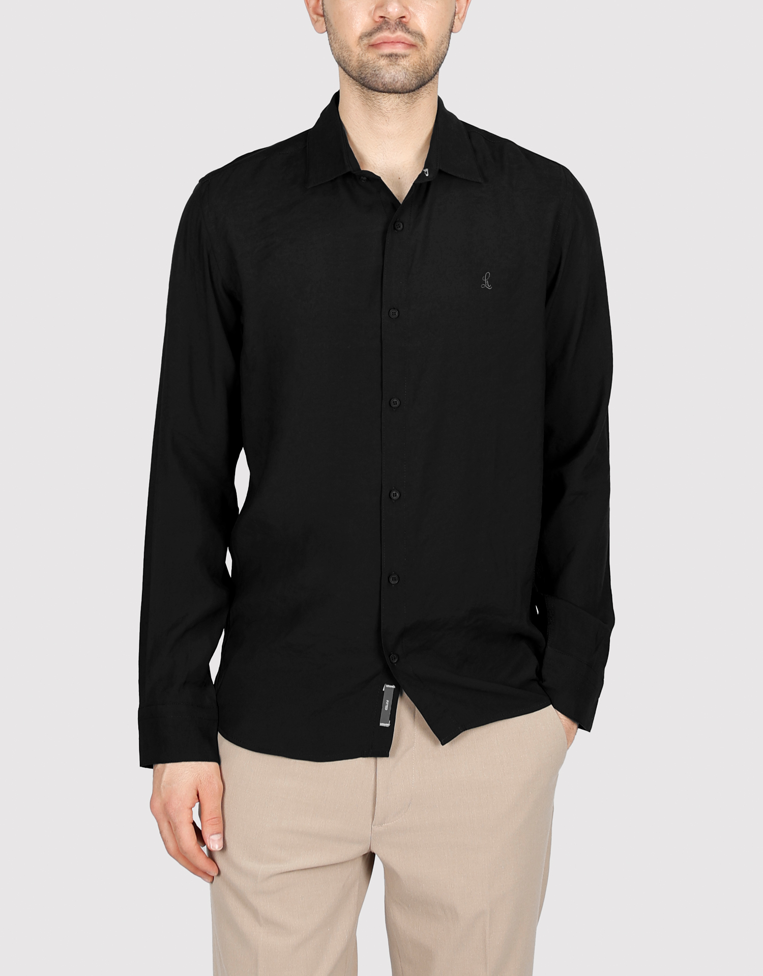 پیراهن آستین بلند مشکی