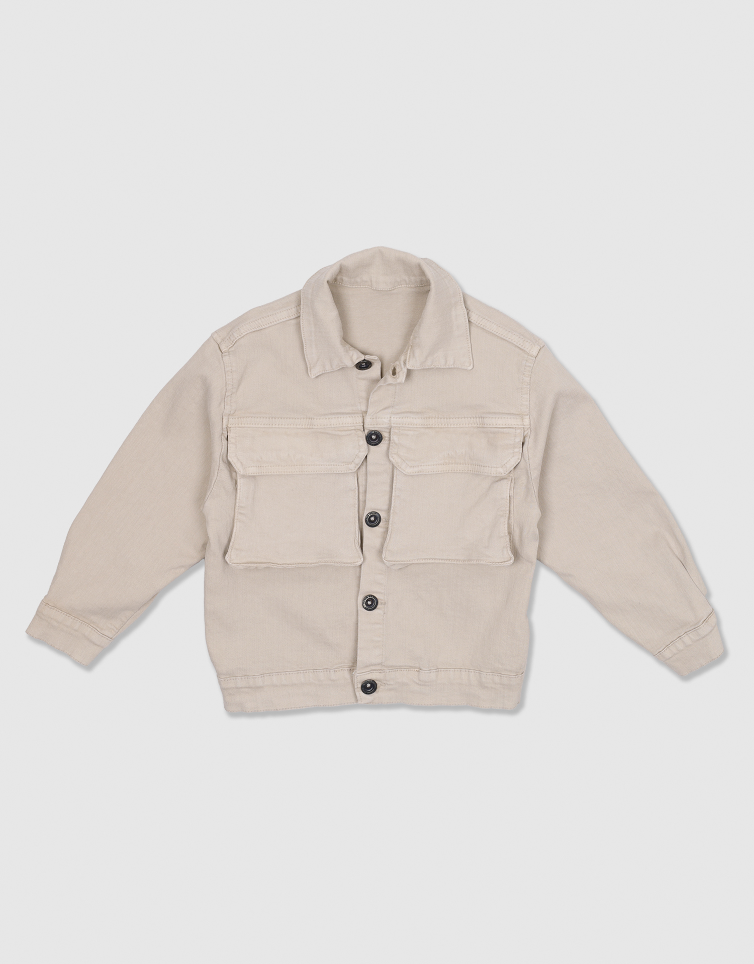 کت کوتاه دوجیب کرم تیره 9-3 سال