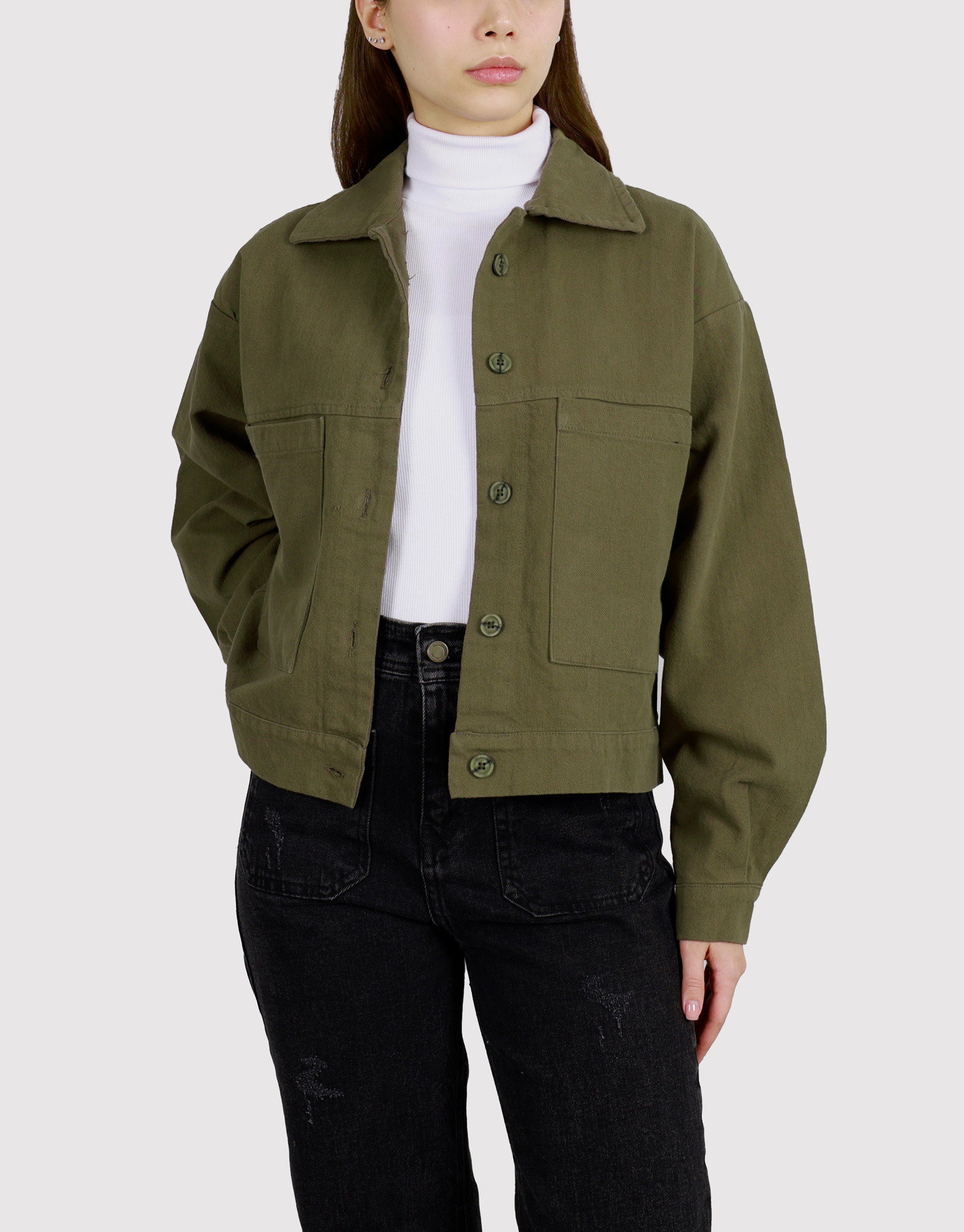 کت کتان کراپ