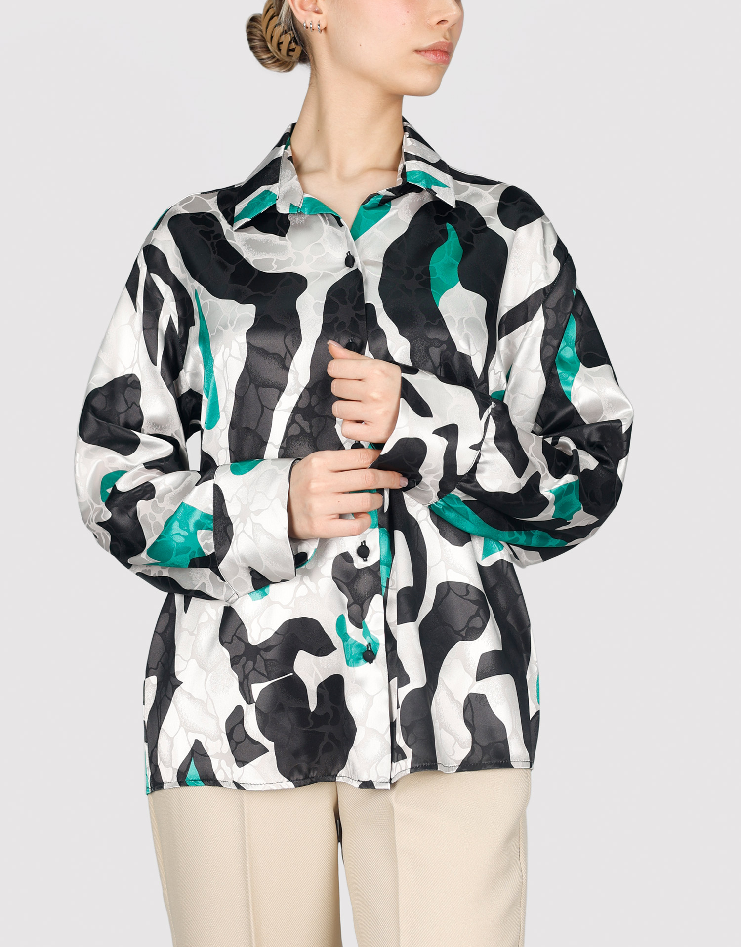 شومیز طرح دار