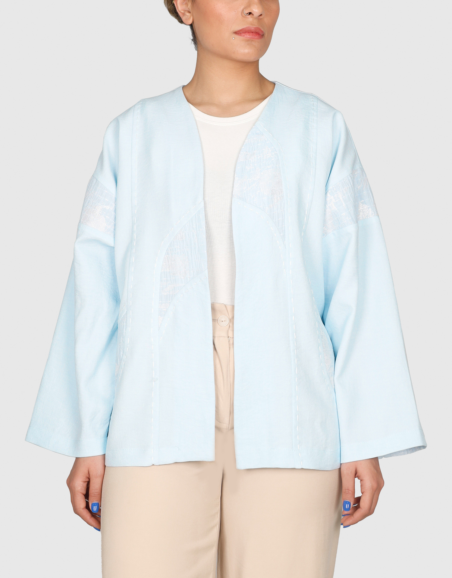 مانتو دو تیکه کوک دوزی