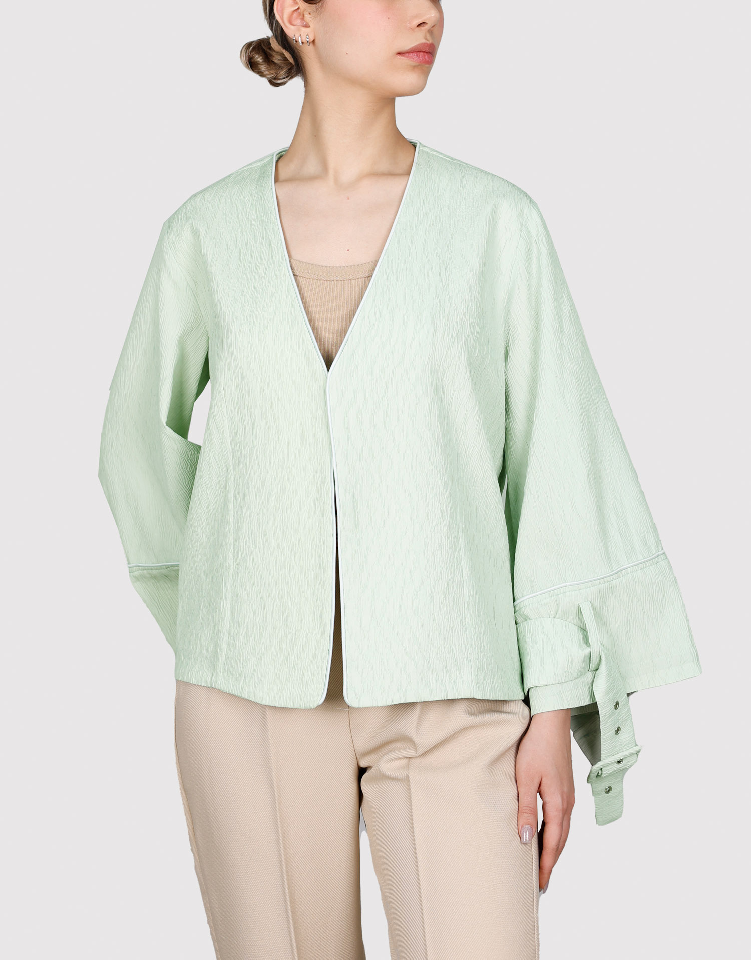 کت آستین کمربندی آدامسی