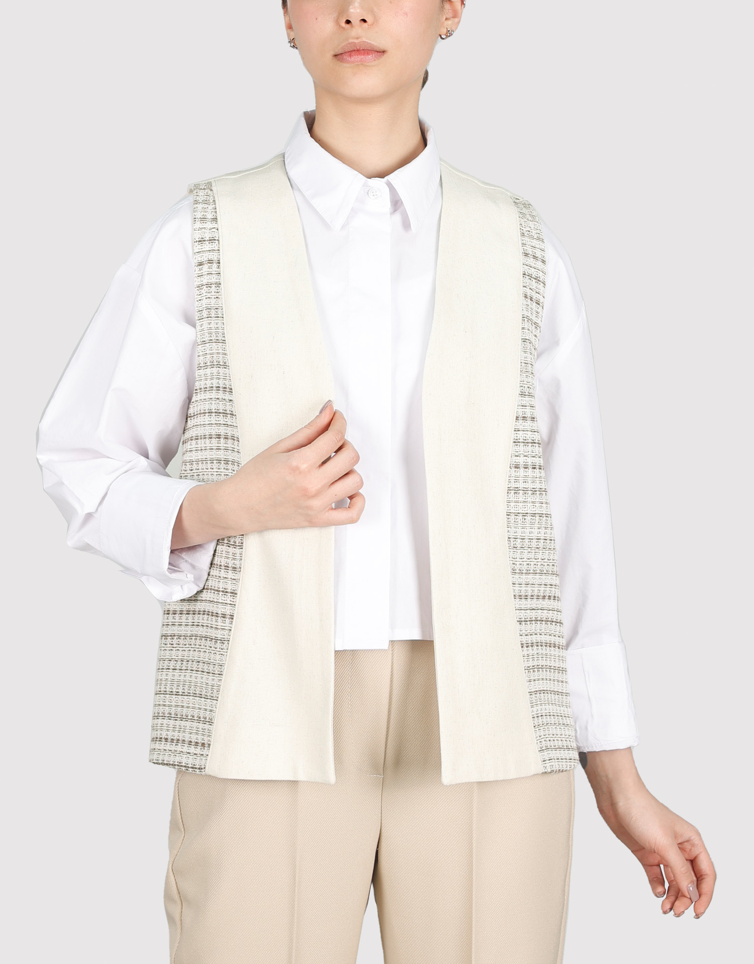 ژیله دوتکه کنفی قهوه ای