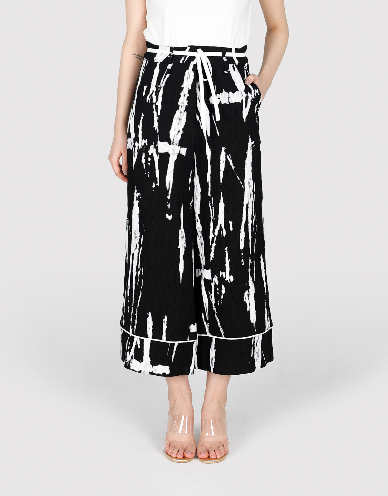 شلوار مغزی دار مشکی