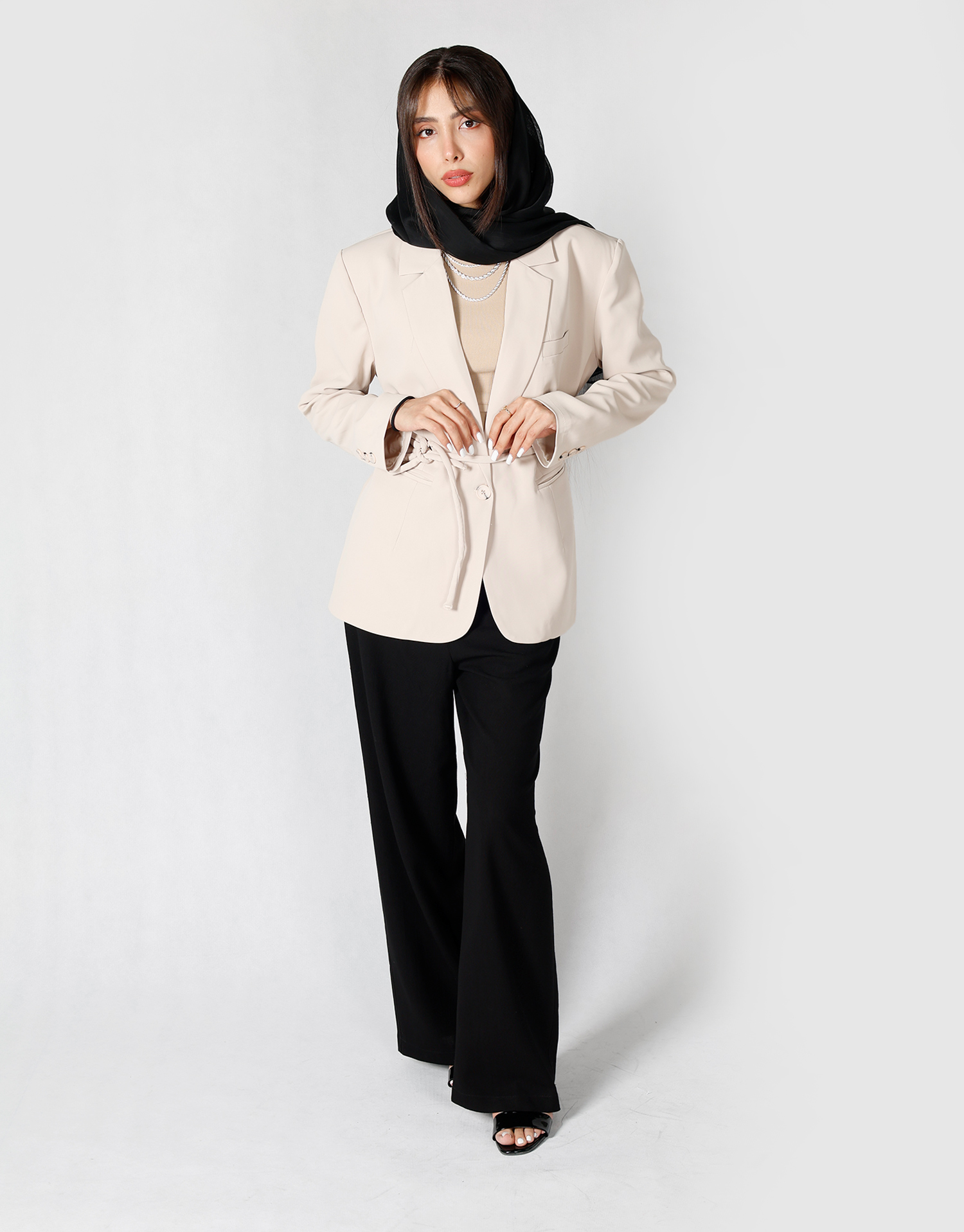 کت کمردار کرم