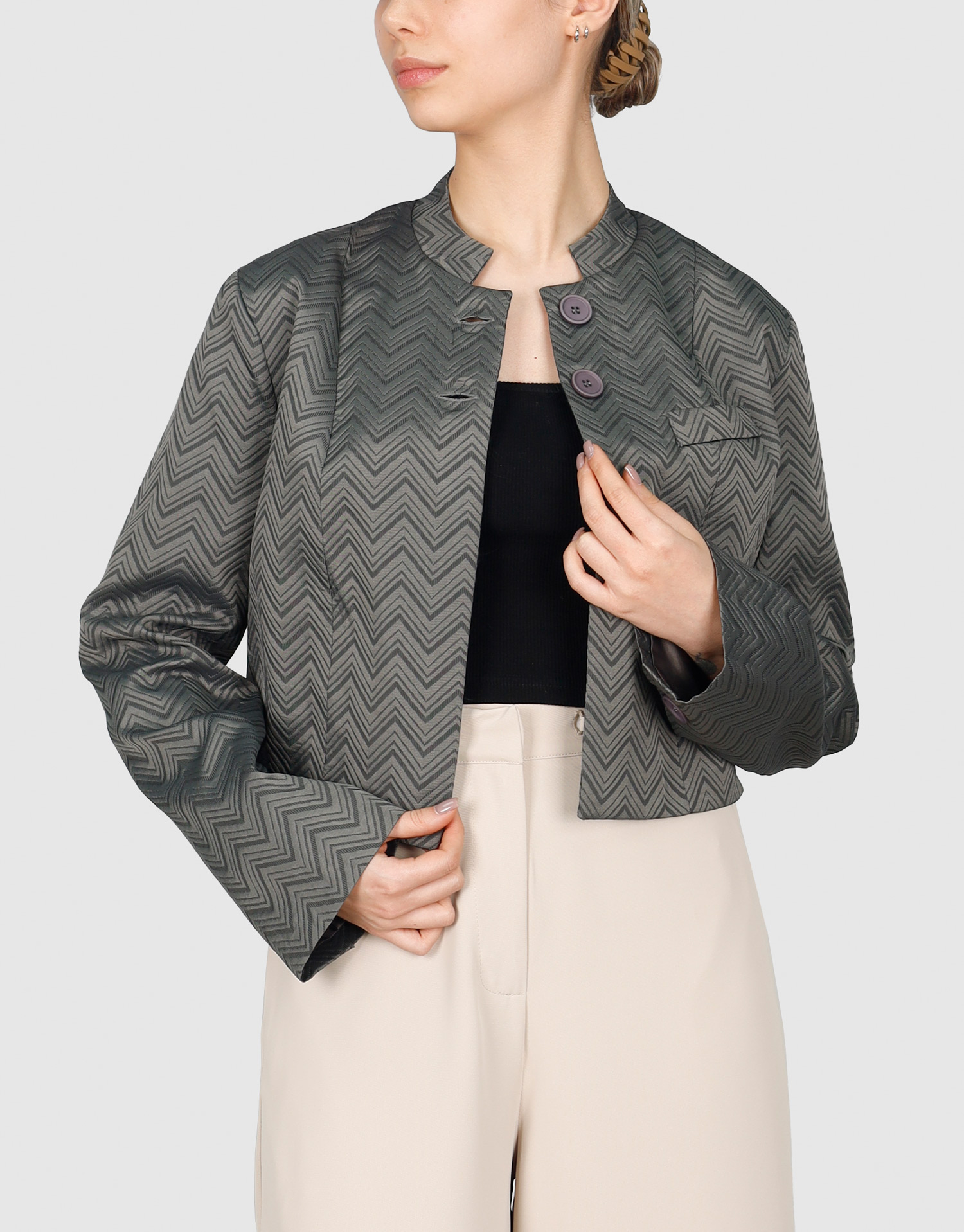 کت کراپ نوک مدادی