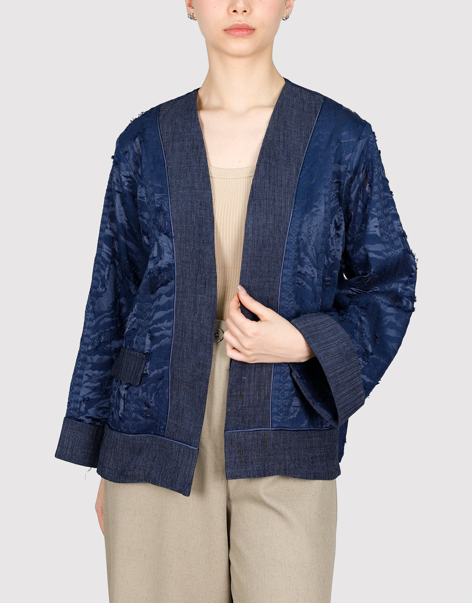 مانتو بامپر قلاب بافی