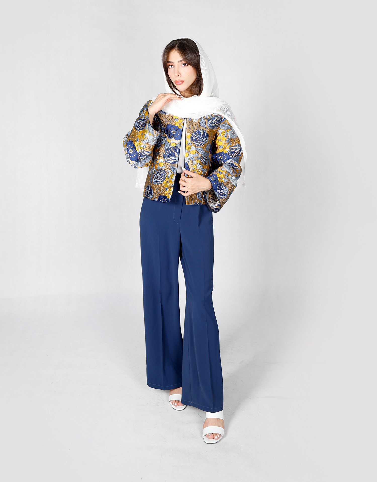 کت شلوار ژاکارد