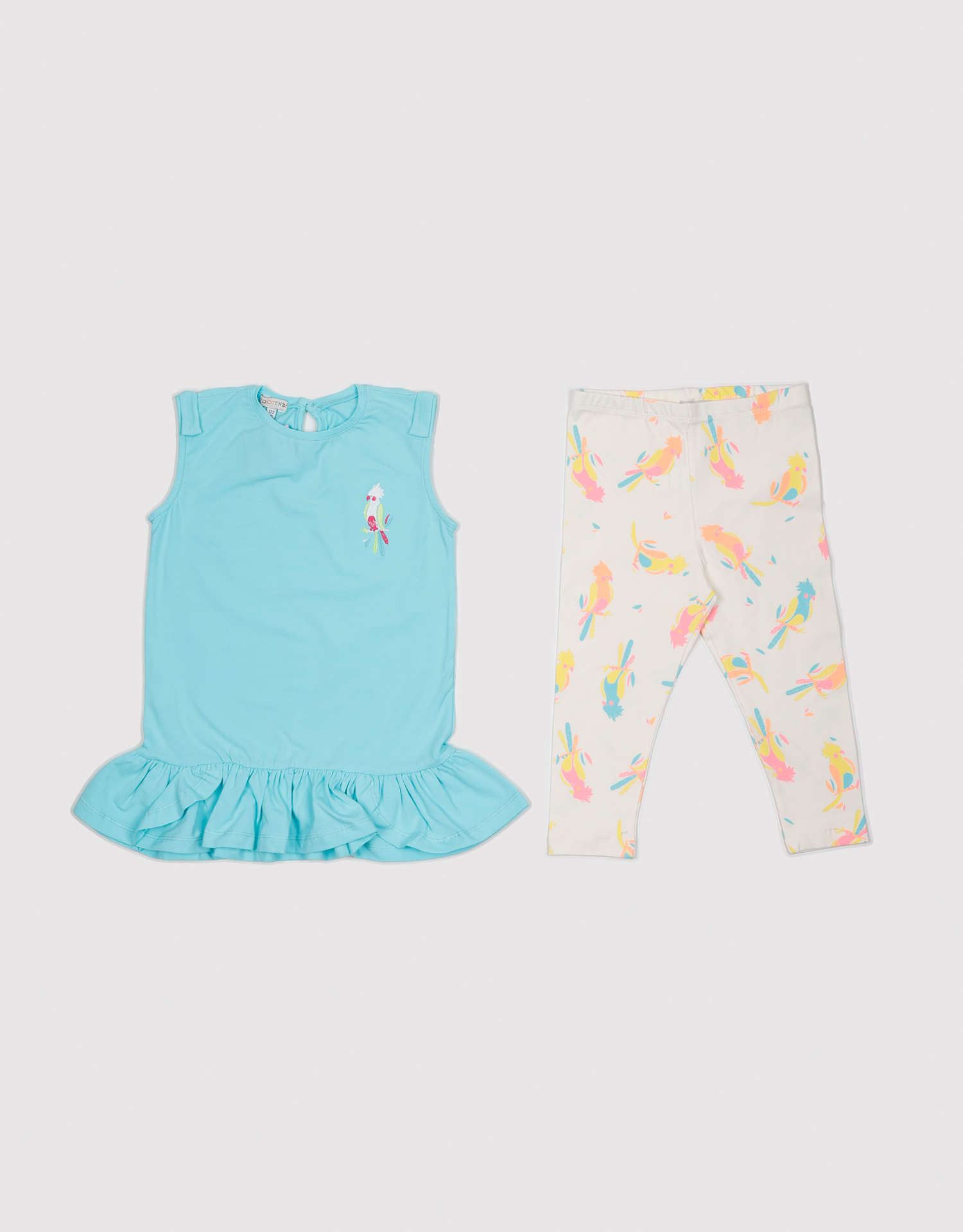 تاپ و لگینگ طوطی دخترانه 7-2 سال