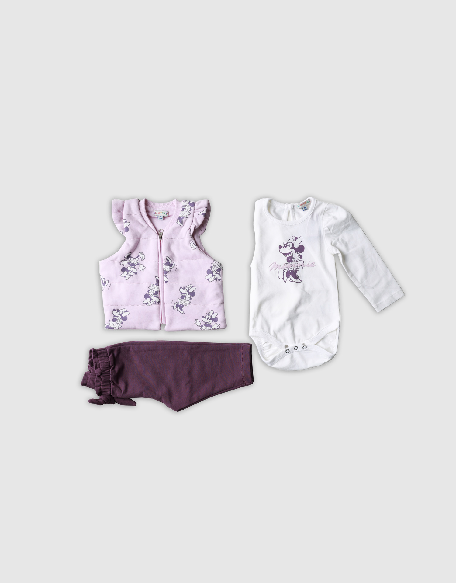 ست سه تیکه minnie نقلی 2-0 سال