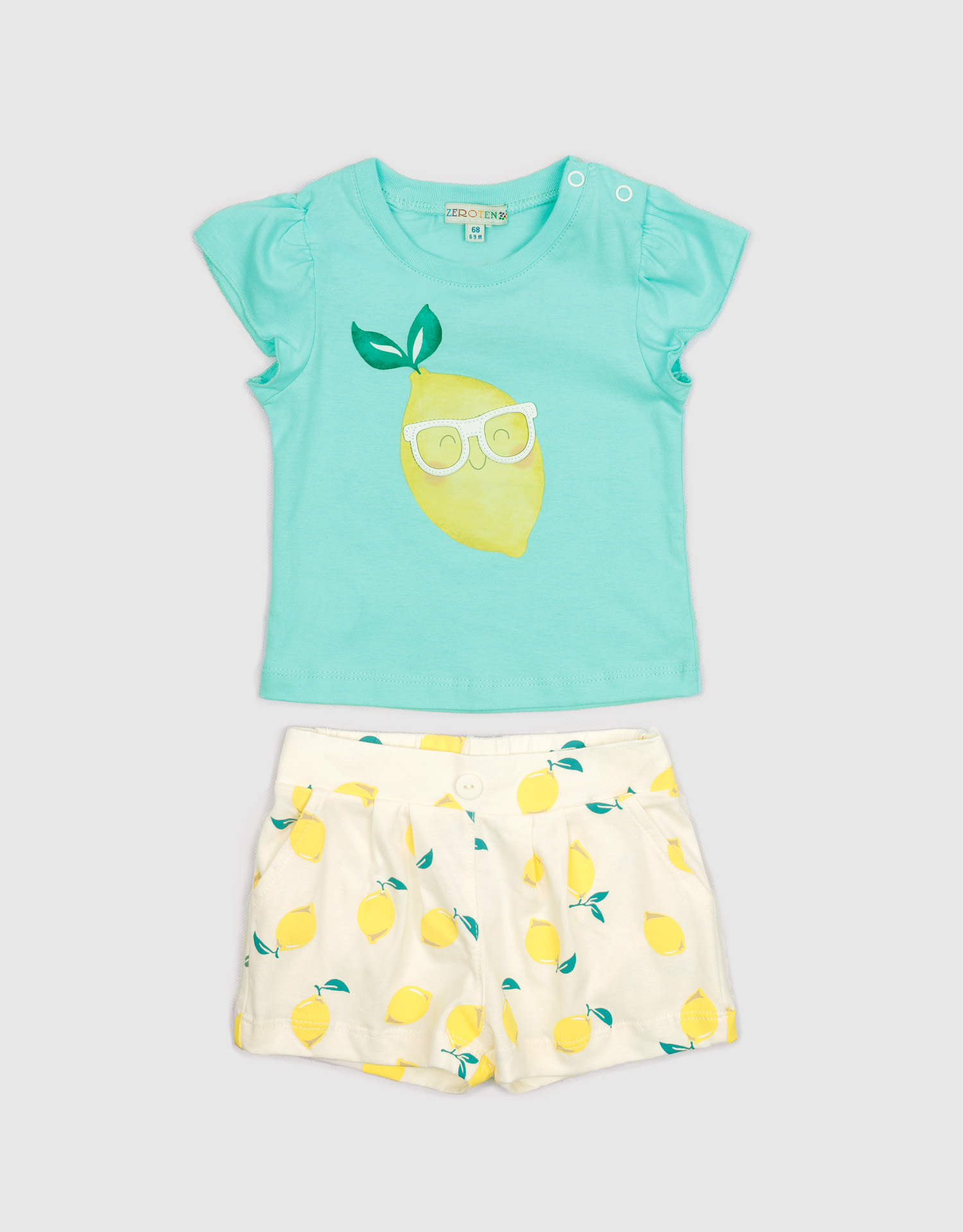 تاپ و شلوارک لیمو 2-0 سال